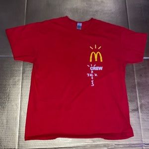 Cactus jack x McDonald’s crew tee shirt